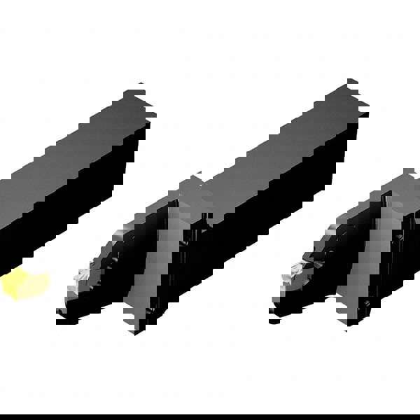 Indexable Grooving Toolholder: QFU-LFK125C20-080B, Internal, Left Hand